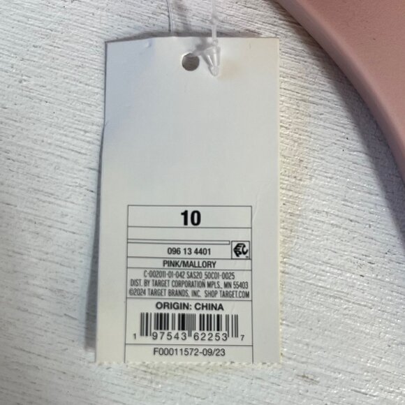 Shade & Shore Flower Embellished Slides Sandals Womens Size 10 Pink New Summer - Picture 12 of 13